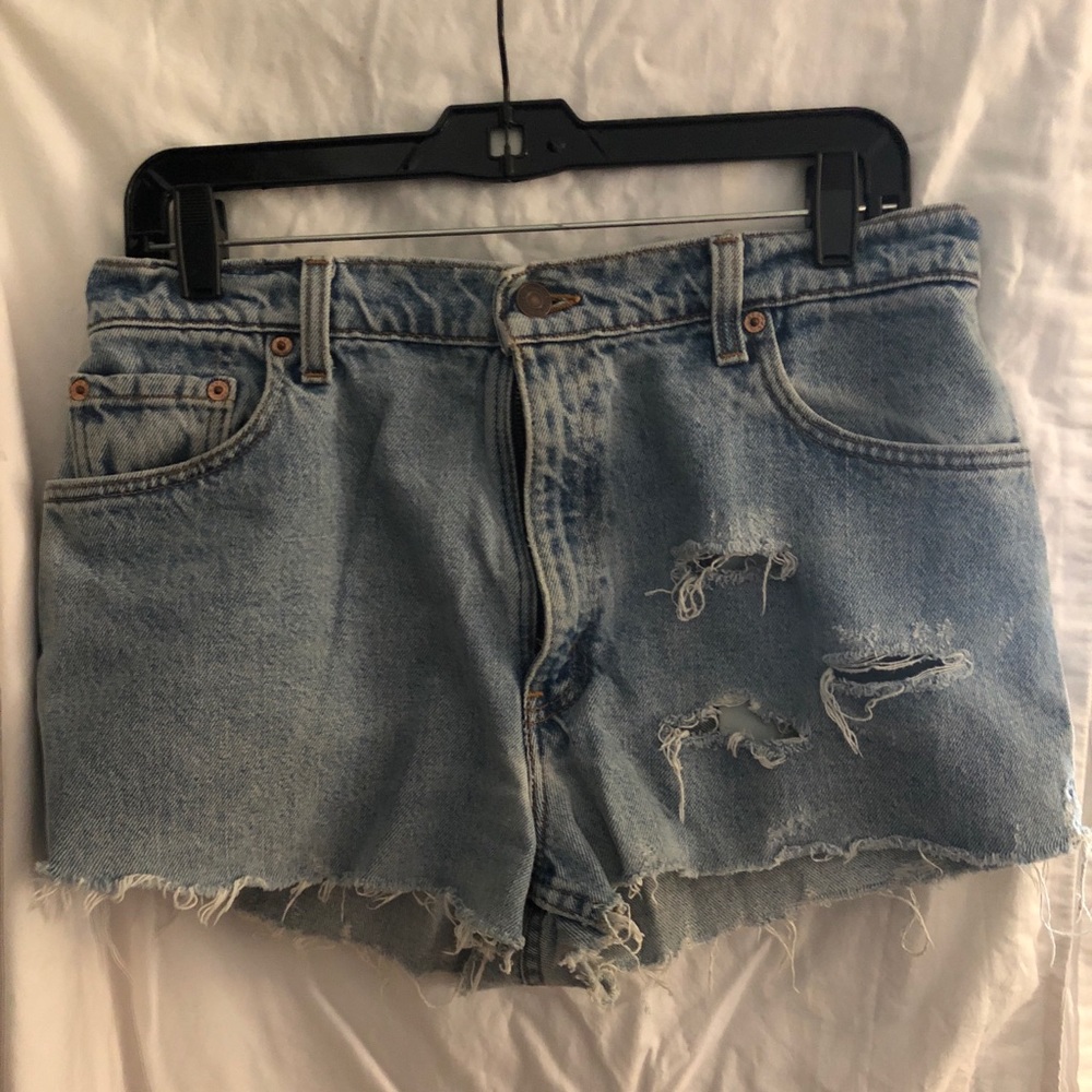 Studded Levi shorts